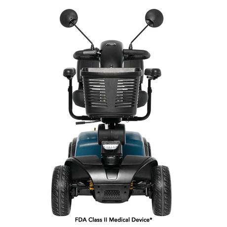 Ice Berg Blue Color Pride Victory® Platinum 4 Wheel Mobility - Front View