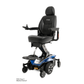 Tanzanite Color Pride Jazzy® Air 2 Elevating Power Wheelchair - Angled View