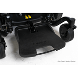 Pride Jazzy® EVO 614HD Heavy Duty Powerchair - Closeup view of the Footrest