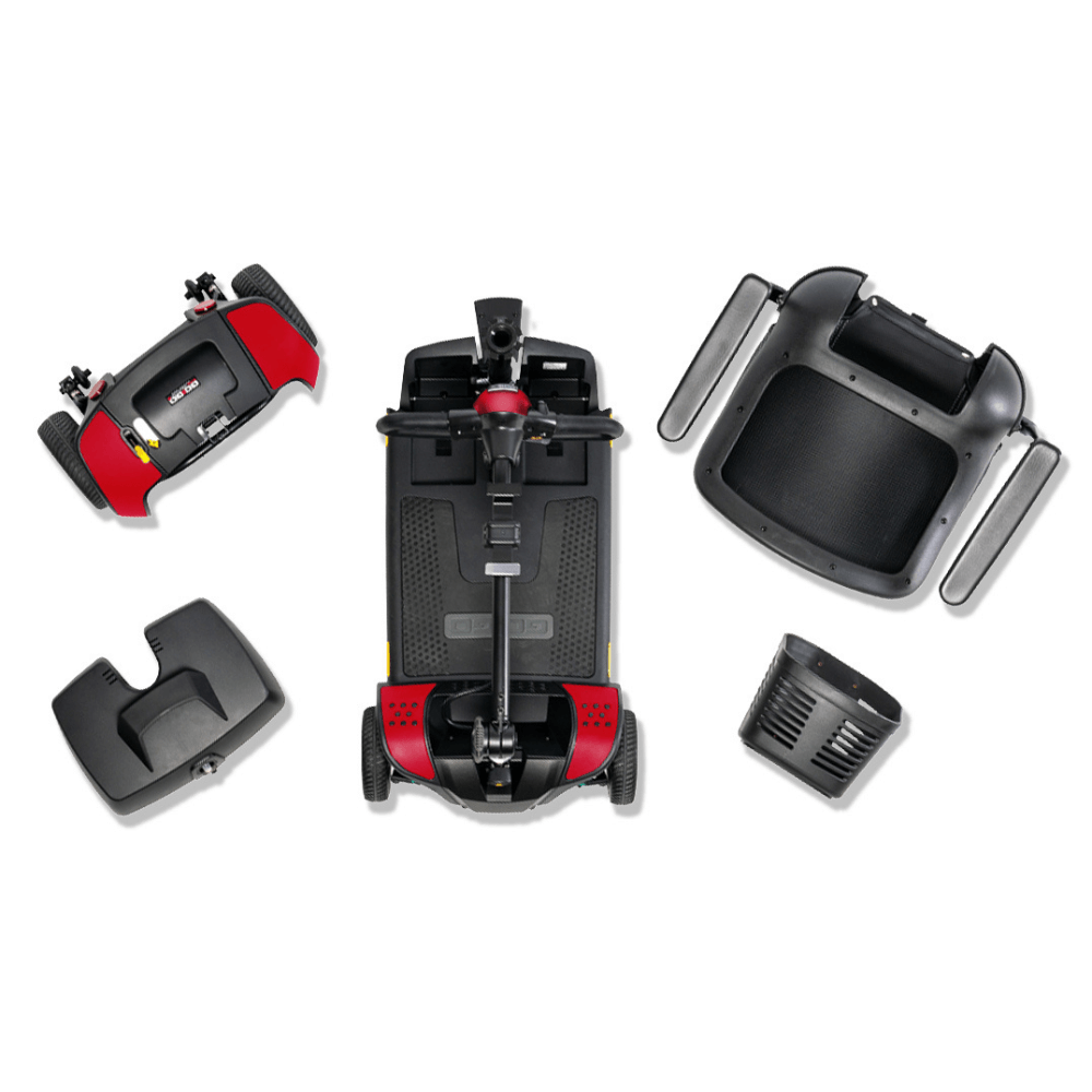  Red Accent Pride Go Go Elite Traveller® 2 Mobility Scooter Assembly Parts