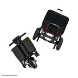 Black Color Pride i-Go™ Lightweight Folding Travel Scooter Folded Position
