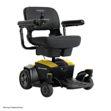 Citrine Yellow Color Pride Go Chair® Portable Disassembling Power Wheelchair - Angled View