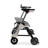 Enhance Mobility Roamate 3-in-1 Power Rollator in white color - Side View