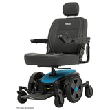 Robin's Egg Blue Color Pride Jazzy® EVO 614 Active-Trac Suspension Powerchair - Angled View