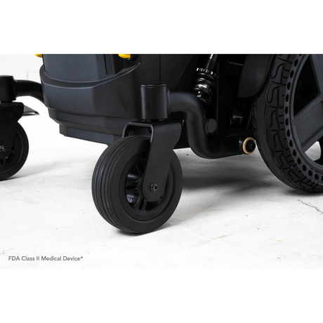 Pride Jazzy® EVO 614HD Heavy Duty Powerchair - Closeup view of the Tip Wheels