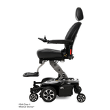 Black Pearl Color Pride Jazzy® Air 2 Elevating Power Wheelchair - Side View