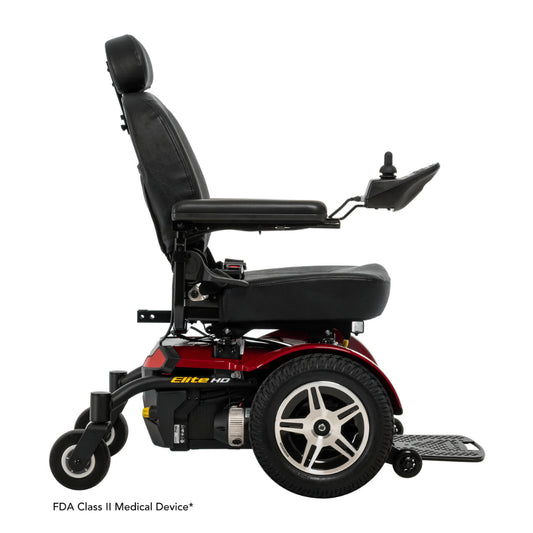 Pride Jazzy® Elite HD Heavy Duty FWD Powerchair - Side View