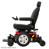 Pride Jazzy® 600 ES Mid-Wheel Drive Power Chair - Side View
