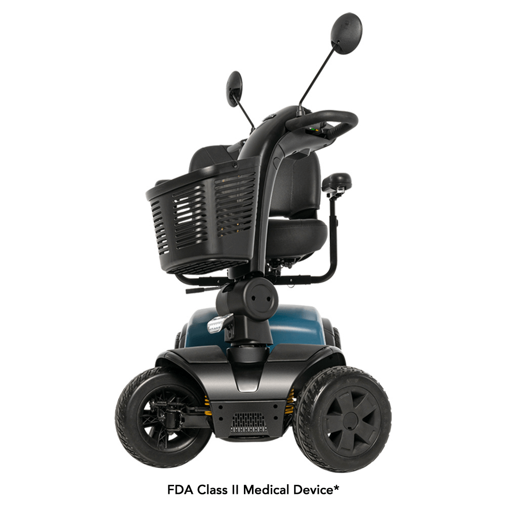 Ice Berg Blue Color Pride Victory® Platinum 4 Wheel Mobility - EZ Turn Feature