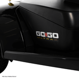 Pride Go Go® Ultra X 3-Wheel Scooter - Close-up View of the Logo