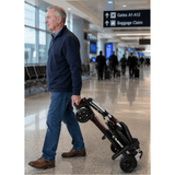 Enhance Mobility MobiFree Folding Mobility Scooter in an Airport