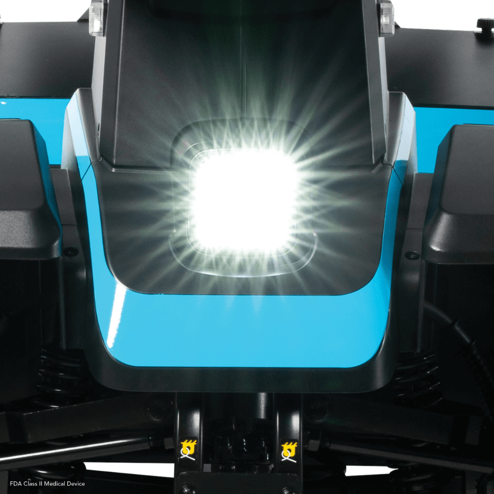 Pride PX4 All Terrain Mobility Scooter - Close up View of the Front Lights