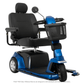 Ocean Blue  Color Pride Maxima 3-Wheel Mobility Scooter - Angled View