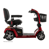Candy Apple Red Color Pride Zero Turn 10 Mobility Scooter - Side View