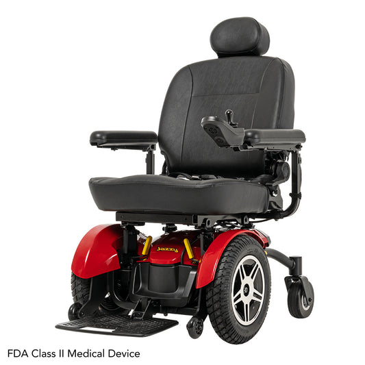 Pride Jazzy® Elite 14 Front Wheel Drive Power Chair - Angled View
