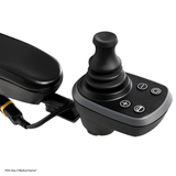 Pride Jazzy® Elite HD Heavy Duty FWD Powerchair - Closeup view of the Joystick