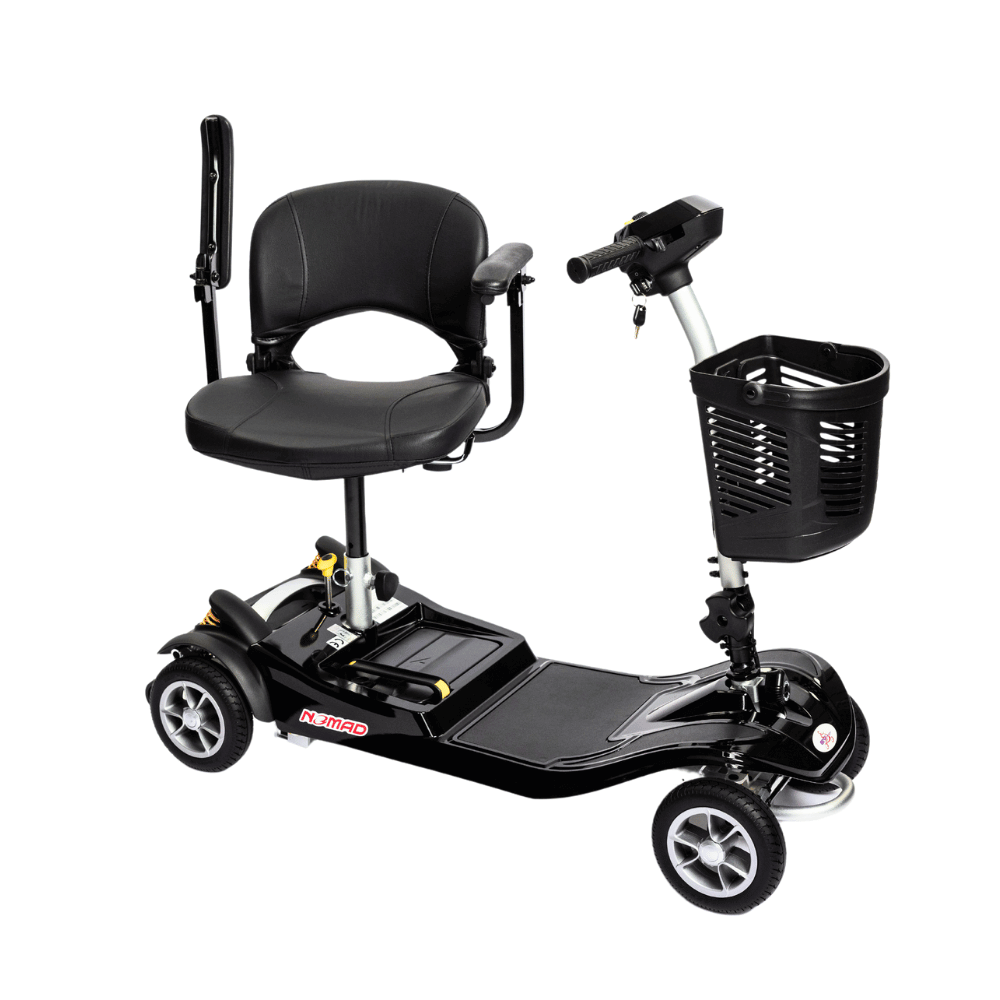  EV Rider Black Nomad 4-Wheel Mobility Scooter - Swiveled Seat
