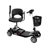  EV Rider Black Nomad 4-Wheel Mobility Scooter - Swiveled Seat