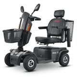 Black Metro Mobility S500 4-Wheel Mobility Scooter - Angled View
