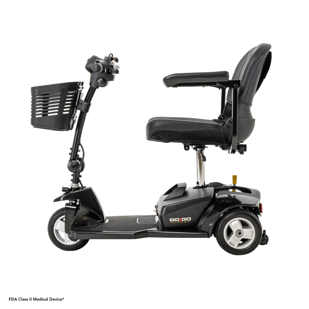 Pride Go Go® Ultra X 3-Wheel Scooter - Left  Side View