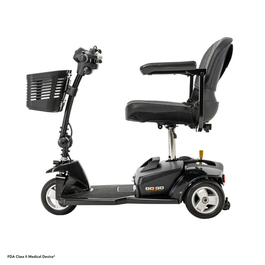 Pride Go Go® Ultra X 3-Wheel Scooter - Left  Side View