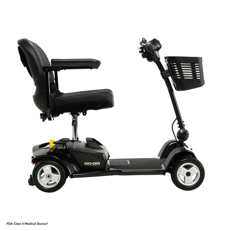 Pride Go Go® Ultra X 4-Wheel Scooter - Left Side View