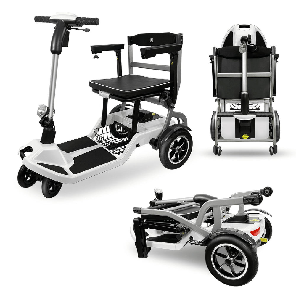 ZiiLIF R3b Ultra Lightweight Folding Mobility Scooter – Airline Approved Travel Scooter