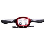 Enhance Mobility MobiFree Folding Mobility Scooter in Red Color - Tiller Controller Closeup View