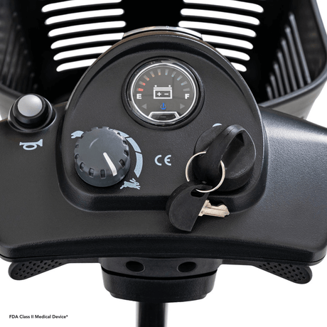 Pride Go Go® Ultra X 4-Wheel Scooter - Close-up View of the Control Panel