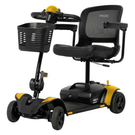 Chell-O Accent Pride Go Go Elite Traveller®2 Platinum 4-wheel - Angled View