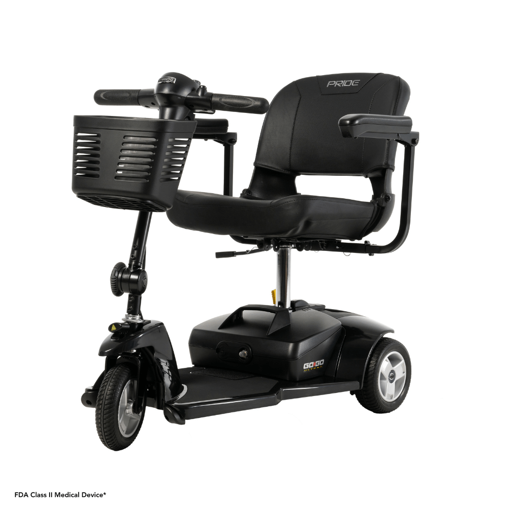 Pride Go Go® Ultra X 3-Wheel Scooter -  Angled View