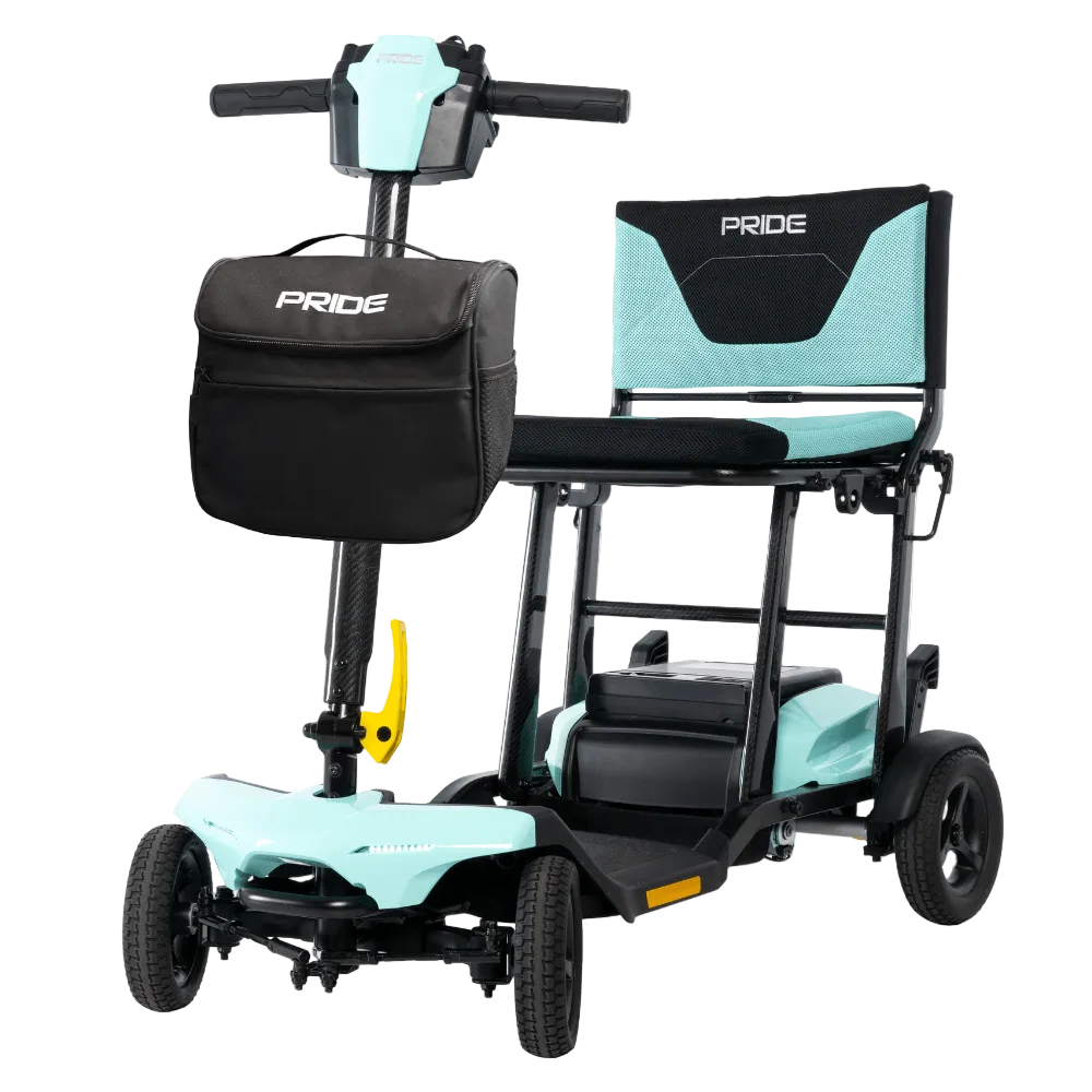 Pride Go Go Super Portable folding scooter in Mint