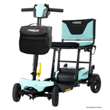 Mint Color Pride Go Go® Super Portable Mobility Scooter -  Angled View
