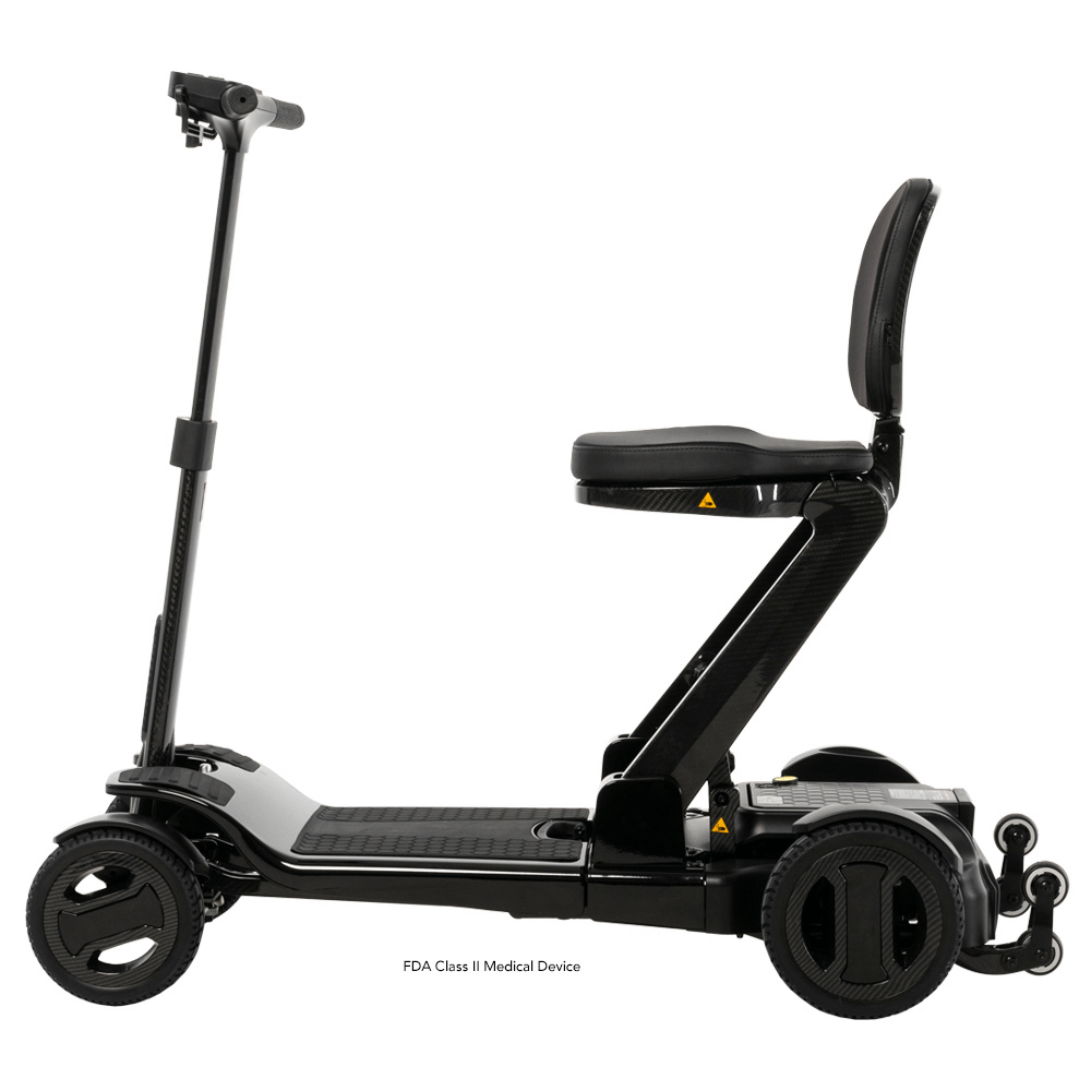 Pride Go Go® Carbon Quick Fold Scooter -  Right Side View
