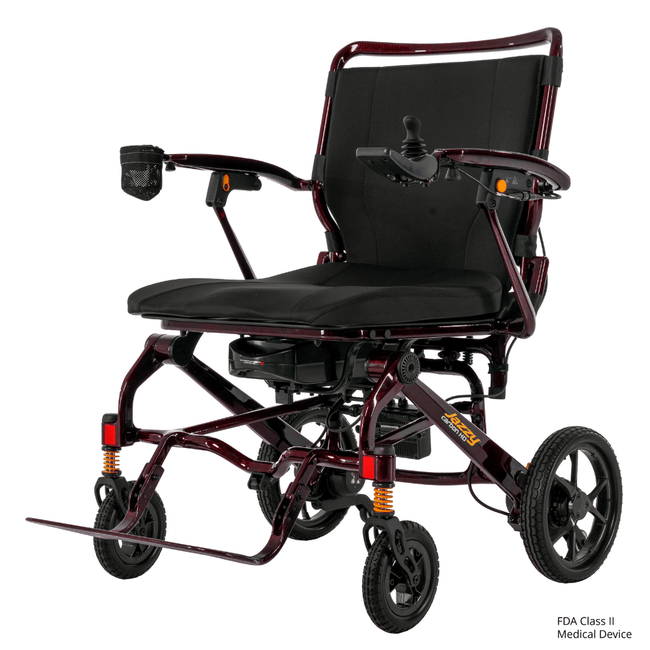 Pride Jazzy Carbon HD 400 lb Folding Power Wheelchair