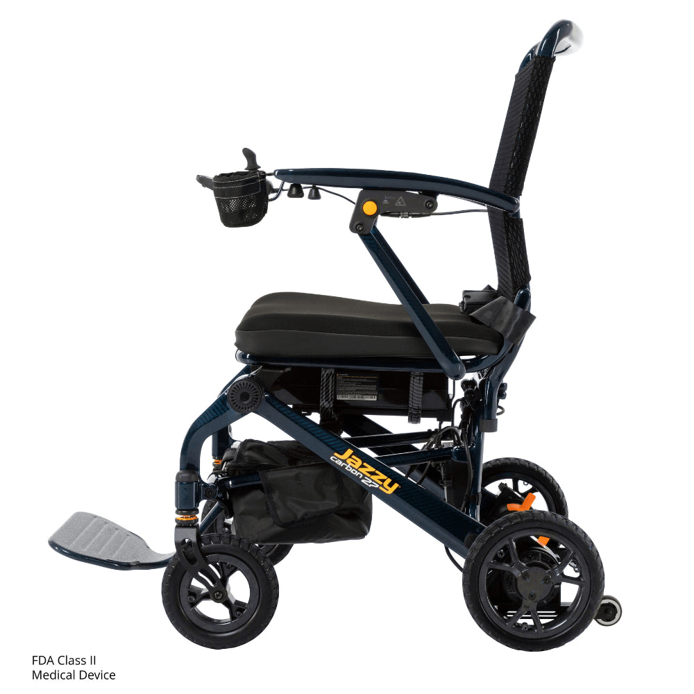 Jazzy® Carbon 27 Ultra Lightweight Carbon Fiber Travel Powerchair