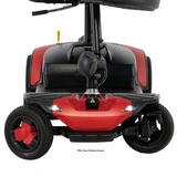 Pride Go Go Elite Traveller® Gen 3 4-Wheel Mobility Scooter in Cardinal Red Color - EZ Turn