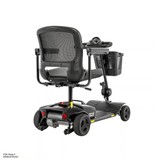Pride Go Go Elite Traveller® Gen 3 Platinum Mobility Scooter in Black Color -  Rear View