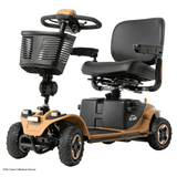 Tan Color Pride Baja® Bandit All Terrain Mobility Scooter - Angled View