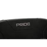 Pride Go Chair® MED Portable Power Wheelchair Closeup View of the Logo