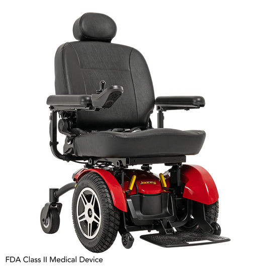 Pride Jazzy® Elite 14 Front Wheel Drive Power Chair - Angled View