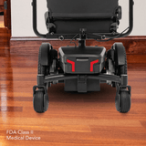  Pride Jazzy® EVO 613 Narrow Powerchair - Closeup View of the Battery Compartment