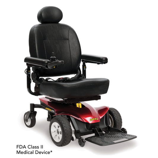 Pride Jazzy® Elite ES Front Wheel Drive Powerchair - Angled View