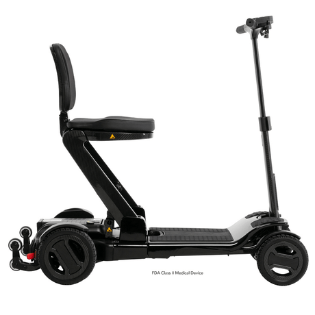 Pride Go Go® Carbon Quick Fold Scooter -  Left Side View