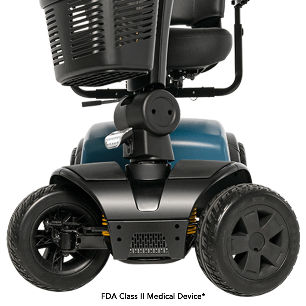  Pride Victory® Platinum 4 Wheel Mobility - Closeup View of the EZ Turn Feature