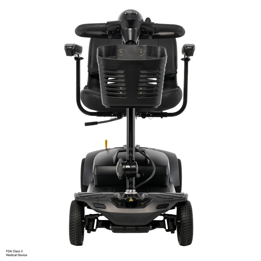 Pride Go Go® Ultra X Gen 3 4-Wheel Mobility Scooter In black Color -  Front View