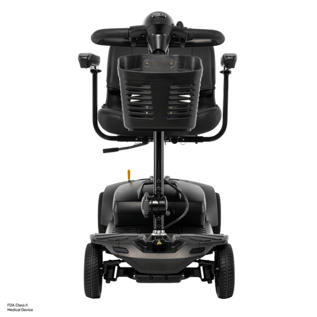 Pride Go Go® Ultra X Gen 3 4-Wheel Mobility Scooter In black Color -  Front View