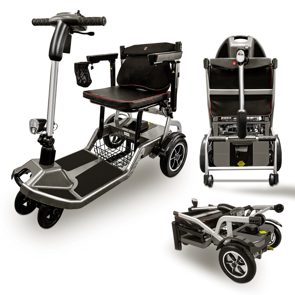 ZiiLIF R3b Ultra Lightweight Folding Mobility Scooter – Airline Approved Travel Scooter