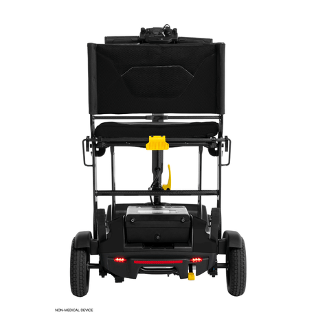 Black Color  Pride Go Go® Super Portable Mobility Scooter -  Rear View