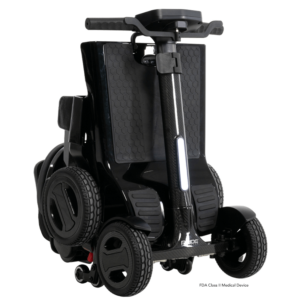 Pride Go Go® Carbon Quick Fold Scooter Folded 